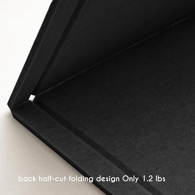 Bulletin Board, 35 x 17 1/2 inches Felt Board - Decorative Pin Board, Cork Board Alternative for Wall, Foldable Self-Adhesive Vision Board Prayer Board with 20 Pushpins Black