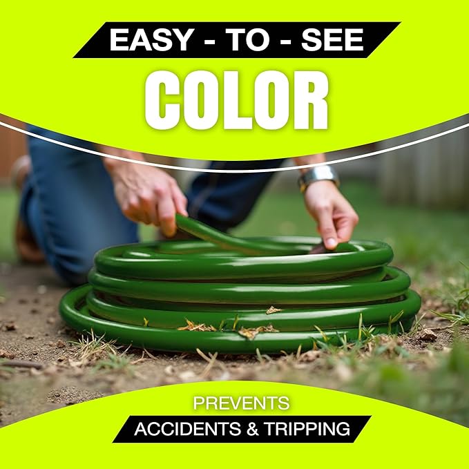 3ft Outdoor/Indoor Extension Cord 14/3 Gauge Heavy Duty 3 Prong SJTW, Waterproof, Flexible Cold-Resistant Long Power Cord,15A 125V 1875W, Green by LifeSupplyUSA
