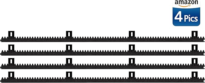 Blütezeit MJ-300 Sliding Gate Opener with 13.12ft Nylon Gear Racks & 13ft Retro-Reflective IR Safety Sensor – 900lb AC Gate Motor with Quiet Rack Drive & Enhanced Obstruction Detection
