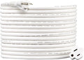 Amazon Basics Extension Cord, 25 Ft, 3 Prong Outlet Extender, Indoor Extension Cord, 13 Amps, 125V, White