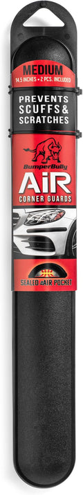 BumperBully Air - Corner Bumper Guards. Protects Your Front and Rear Bumpers from Scraps, dents and Damage - Medium Size (14.5" Length)