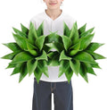 Velener Artificial Agave Plant Set,22 Inch, Faux Aesthetic Plants for Home Decor, Realistic UV Resistant Fake Agave Plants Without Pot, Set of 2