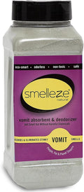 Smelleze Natural Vomit Odor Eliminator - Vomit Clean Up Absorbent Powder for Schools, Planes, Cars, Homes, Child Care, Medical & Other Facilities, 2 lb. Powder
