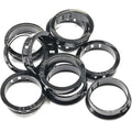 10 pcs Black Snap Bushing 1-9/16" (40 mm) Mounting Diameter, Plastic Cable Hole Grommets for Wiring, Round Nylon Snap in Locking Electrical Wire Cord Hose Tubing Bushings Grommets Protectors