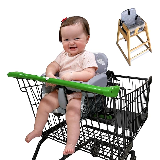 Shopping Cart Cover for Baby, High Chair Cover, Grocery Cart Cover, Cart Seat Cover for Baby, Shopping Cart Seat, Shopping Cart Cover for Baby