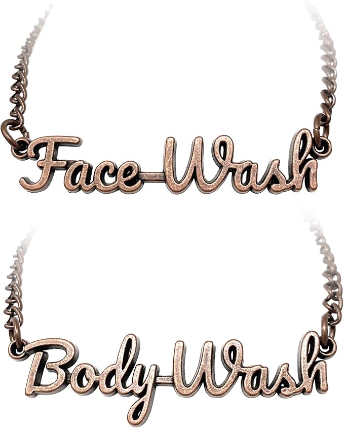Face Wash Body Wash Label Tags Rust Resistant (Face Body Wash Bronze)