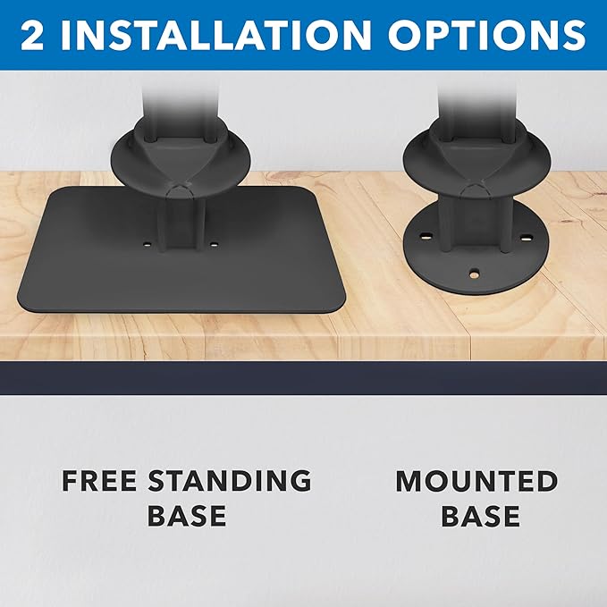 Mount-It! Anti-Theft Tablet Kiosk, Locking Countertop Tablet Enclosure with Freestanding Base, Universal Enclosure Compatible with iPads Gen 7, 8, 9 and 10, iPad Pro, iPad Air, Black