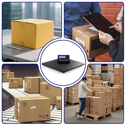 440lb Postal Scale,10g Accuracy Digital Shipping Scale for Packages with Backlit LCD,Alloy Steel Platform,USB-A/Battery Power,Tare/Hold/Auto-Off,Mail Scale for Small Business Postage Weighing
