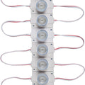 Q QINGCHEN Warm White 3000K 12V LED Module with Lens 2.0W for Light Box with Tape Adhesive Back (20pcs Pack)