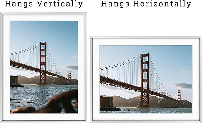 Frametory, 14x18 Metal Picture Frame with Mat for 12x16 Picture & Real Glass, Aluminum Photo Frame Collection (Silver, 1 Pack)