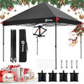 Sekey 10x10 Pop Up Canopy with One Push Setup-Easy Up Canopy with 99% UV Blocking - Instant Outdoor Sun Shade for Events, Parties, Camping- Commercial Gazebo with Weight Bags,Wind Proof&Waterproof