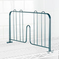 APLSS 4 Pack 18" Width Green Epoxy Shelf Divider for Wire Shelving, Dry&Wet Storage, NSF Certified