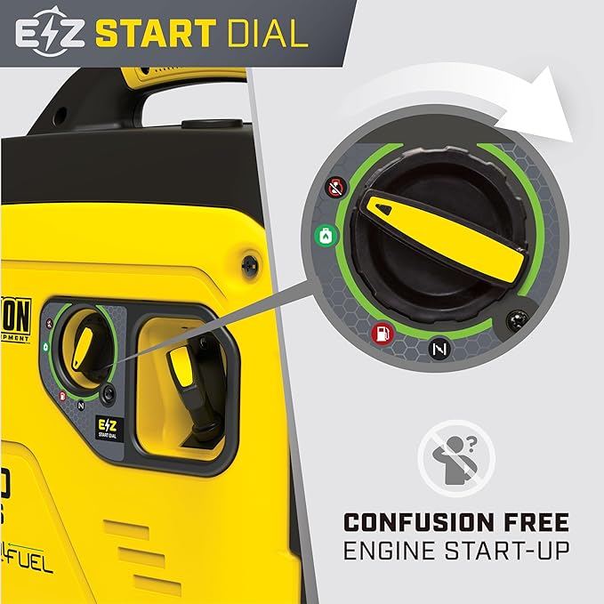 Champion Power Equipment 4000-Watt Dual Fuel RV Ready Portable Inverter Generator with Quiet Technology and CO Shield