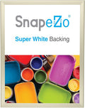 SnapeZo Photo Frame 18x24, Off-White, 1.25 Inch Aluminum Profile, Front-Loading Snap Frame, Wall Mounting, Professional Series