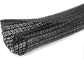 10ft - 3/8 inch Cord Protector Cable Sleeve Split Wire Loom Tubing for Power Cord Audio USB Cable, Cord Sleeve Cable Management for TV Computer, Cord Protectors from Pets Chewing, Black