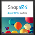 SnapeZo Poster Frame 36x36, Black, 1.25 Inch Aluminum Profile, Front-Loading Snap Frame, Wall Mounting, Professional Series