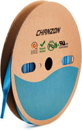 Chanzon Blue Polyolefin 2:1 Ratio Heat Shrink Tubing 80ft Roll 3/8"（10mm） Diameter Perfect for Electrical Cords 1pcs