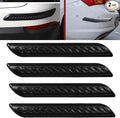 Anti-Collision Patch Car Bumper Guard Strip Anti-Scratch Bumper Protector Trim Universal Rear Bumper Protector Car Door Edge Guards Car Side Door Edge Guards Protector (Black-4Pack)