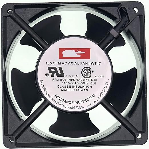 for 4WT47 AXIAL Fan 115V-AC 105CFM Cooling Fan D506793,120mm Cabinet Welding Cooling Fan, Square ac axial Fan
