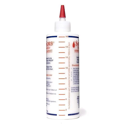 DiSorb Spill Absorbent Powder - Clean Up Bodily Fluids, Blood, Vomit, Urine, Diarrhea - Fluid Solidifier for Daycares, Buses, Schools, Hospitals, Restaurants - 16000cc - 16 Bottles Per Case