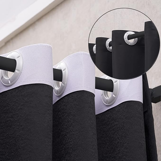 Fitting Room for Boutique, Portable Dressing Room Clothing Store, U-Shap Changing Room with Shading Curtain Privacy Screen for for Retail Store Kiosk Shop (Size:80x85x200cm,Color:Black)