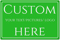 Custom Sign,Aluminum Weatherproof Metal Sign Multiple Sizes, Customize for Office, Business, Workplace, office, Home, Delivery Signs(10 * 7Inch)