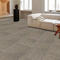 Heavy Duty Commercial Carpet Tiles 24" x 24", 18 Pcs/72 sq ft (FlexLok tabs Included),Non-Slip Soft Square Carpet Floor Tile for Office Bedroom Living Room Kitchen Garage Gym (Khaki)