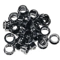 30 pcs Black Snap Bushing 3/4" (20 mm) Mounting Diameter, Plastic Cable Hole Grommets for Wiring, Round Nylon Snap in Locking Electrical Wire Cord Hose Tubing Bushings Grommets Protectors