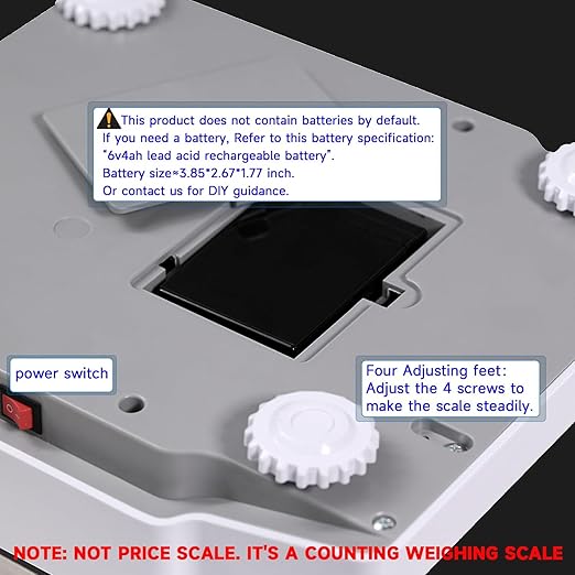 Counting Scale 15kg/33lb x 0.1g Digital Bench Scale for Parts and Coins kg/g/lb/oz Electronic Gram Scale Large Range Lab Industrial Inventory Piece Counting Balance Scales
