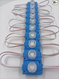 Blue 12V LED Module with Lens 2.0W for Light Box with Tape Adhesive Back (20pcs Pack)