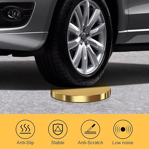 kaiyomi 4Pcs Stanchions with Red Velvet Ropes Set, 5 Feet Velvet Ropes and Posts Poles for Red Carpet Party Decoration and 360° Photo Booth (Golden)