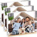 AITEE 8x10 Acrylic Picture Frames 3 Pack, 20% Thicker Block, Clear Picture Frames Freestanding Double Sided Magnetic Acrylic Lucite Frameless Transparent Square Frame Gift for Desktop Display