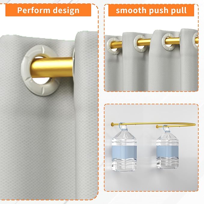 39.37 Inch Clothing Store Fitting Room, Portable Fittng Room for Boutique, Temporary U-shaped Dressing Room for Privacy Protection and Room Divider, Gray