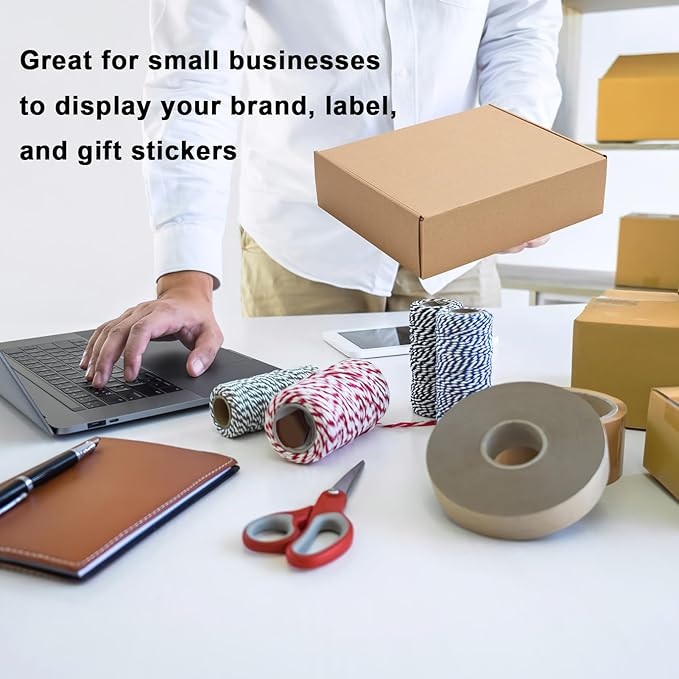 MEBRUDY 11x9x3 Inches Shipping Boxes Pack of 25, Small Corrugated Cardboard Box for Mailing Mailer Packing, Brown