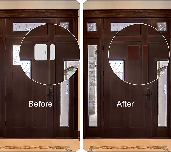 Entry Sensor Covers Compatible with SimpliSafe - Brown