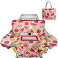 Shopping Cart Cover for Baby Girl Boy 2-in-1 High Chair Water Resistant High Chair Cover Blue Sailboat Gender Neutral Cart Cover for Babies Padded Grocery Cart Cover for Baby