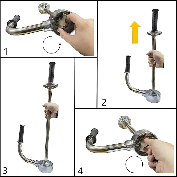 Stretch Film Dispenser Including Film Cutters - Holds 12'' - 20'' Shrink Wrap, Top Quality Stainless Steel, Tough, Durable, Pake Handling Tools (Dispenser Including Film Cutters)