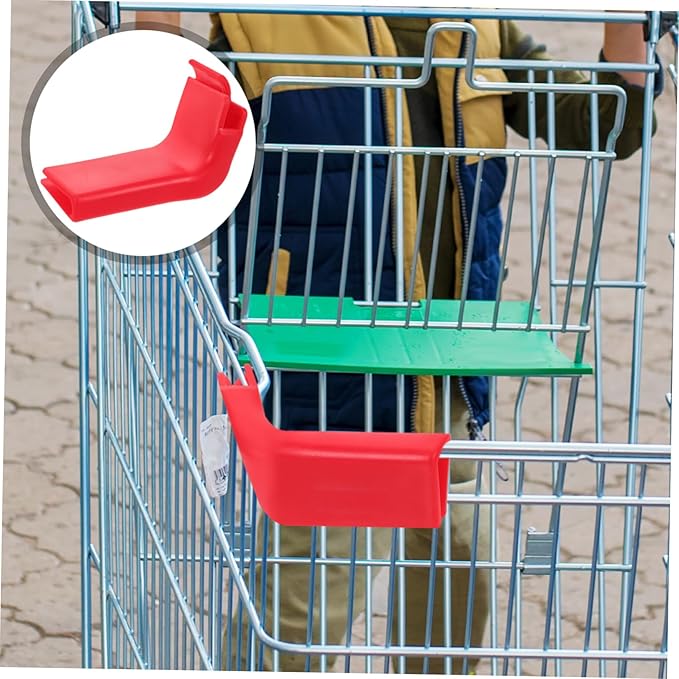 1 Pair Shopping Cart Bumper Guard Strip Collision Edge Protector for Grocery Cart Frame Textured Surface for Secure Shopping Experience Weather Resistant Design