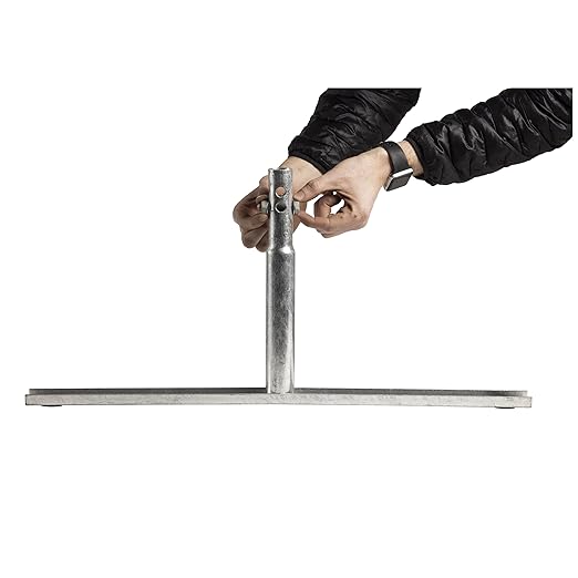 Angry Bull Barricades Metal Interlocking Steel Barricade (8.5 Ft. Lightweight Hot-Dipped, Flat Feet, Galvanized Steel, Set of 10)