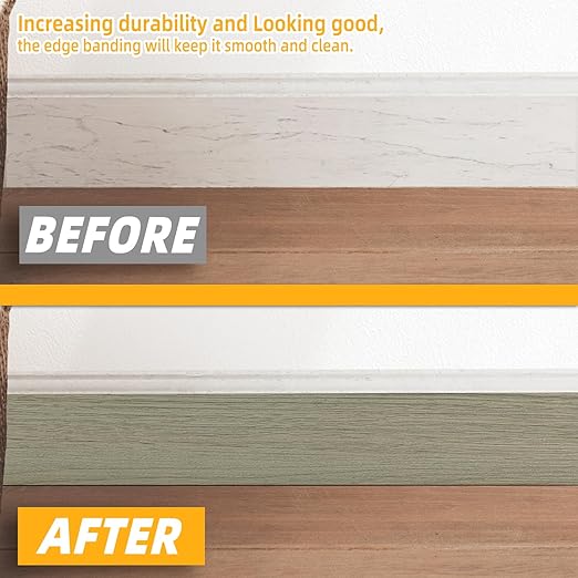 GSCIT Club Wood Grain Repair Tape, 2.3 inch X 15ft Self Adhesive Silver Walnut Grain Repair Patch for Tables, Chairs, Baseboards, Doors, Windows, Floors, Handicraft DIY.