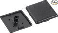 uxcell 14Pcs Extruded End Cap Nylon, 40x40mm T-Slot Aluminum Profile 4040 European Standard End Cap Extrusion Plug for Trolley, Fish Tank Rack, Storage Rack, Black