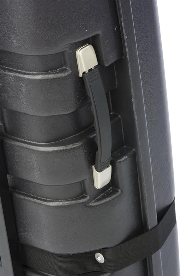 Displays2go 16.4 x 39 x 9 Inch Trade Show Travel Carrying Case, ABS Plastic Shell (TSCA1738)