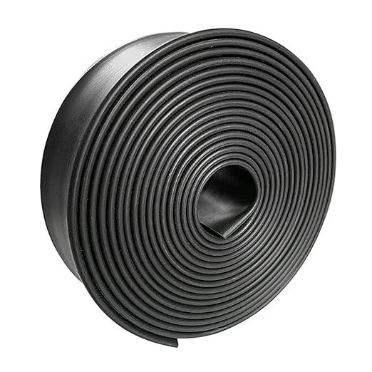 3:1 Ratio Heat Shrink Tubing Roll Adhesive Lined Industrial Marine Grade Dual Wall Heat Shrink Tube Waterproof and Sealed Black (2 inches(50 mm), 30 Feet)