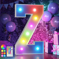 imprsv 3FT Colorful Marquee Letters Z, 18 Colors Large Light up Letters Alphabet Sign with Remote, Big Marry Me Sign, Birthday Party Decorations Anniversary Wedding Decoration