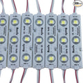 REXTiN Super Bright 200pcs 3 LED Module Blue 5050 SMD 66-72LM Each Module Waterproof Decorative Light for Letter Sign Advertising Signs with Tape Adhesive Backside