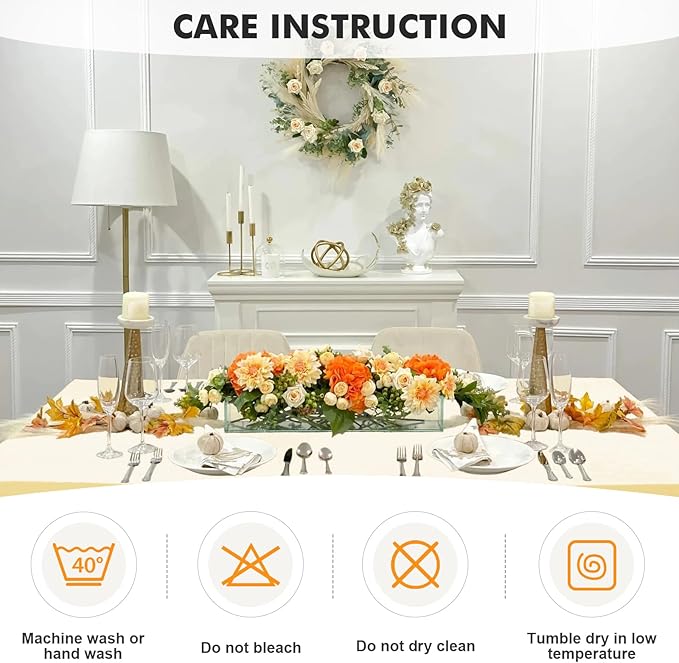 2 Pack 6 Ft Beige Spandex Table Cover Fitted Rectangular Tablecloth Stretchable Fabric Table Cloth 6 ft Wrinkle-Free for Party Tradeshows Banquet Weddings Cocktail