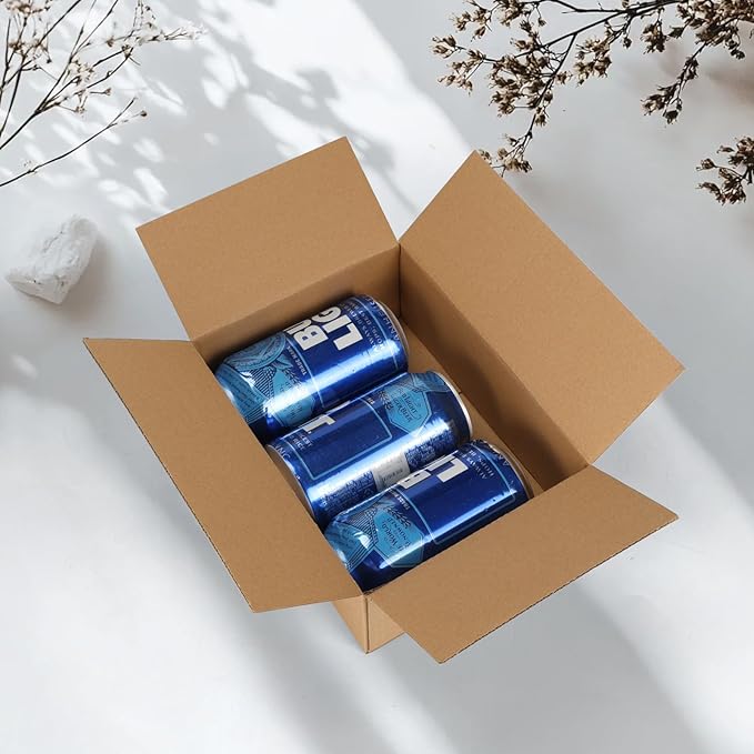 EdenseeLake 8x6x3 inches Shipping Boxes Small Cardboard Boxes for Packing, Moving, Mailing, 25 Pack