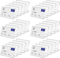 30 PCS Small Acrylic Sign Holder 2.36" X 1.57", Mini Acrylic Food Sign Labels for Party Buffet, Retail Price Display, Clear Plastic Table Counter Top Stand for Place Cards, Name Card, Wedding Signs