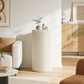 Cylinder Stands for Party,White Paper Display Stand,Reusable,Waterproof and Foldable Cylindrical Pedestal,Suitable for Event Scenes such as Parties and home Decoration,Bearing 660 Pounds