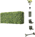 E&K 252" Wx54 Hx6 D Artificial Boxwood Hedge Wall, Artificial Outdoor Privacy Wall for Balcony Backyard Office, Indoor Divider Freestanding Greenery Backdrop